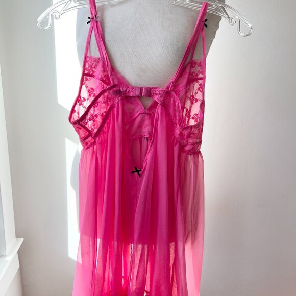Y2k BETSEY JOHNSON lingerie baby doll nightie - Picture 8 of 10